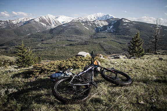 photo by Ryan Krueger biking, mountain bike, outside bozeman, cdt, bike packing