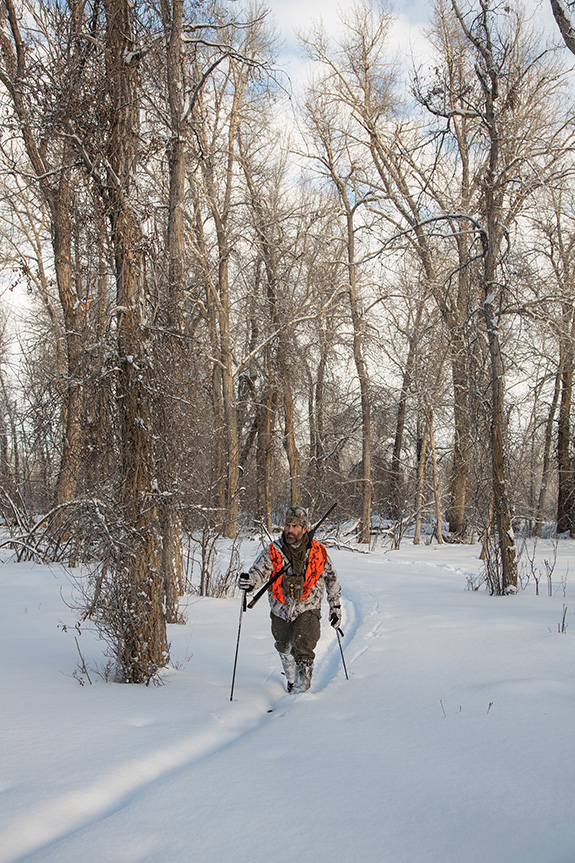 Photo by Simon Peterson ski hunting, late season, winter activity