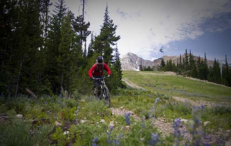 Big Sky, Montana, mountain biking, downhill