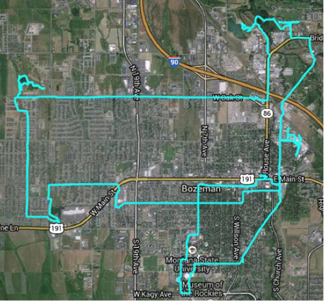 Photo by Dylan Jones Bozeman, bouldering, breweries