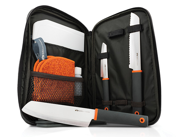 GSI Outdoors Santoku knife set GSI Outdoors Santoku knife set