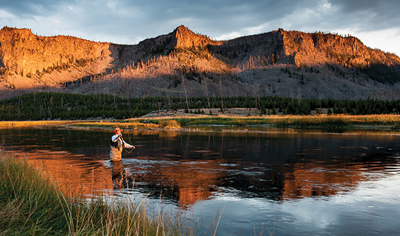 Photo courtesy MTOBD/NPS Madison River, West Yellowstone, Fly Fishing