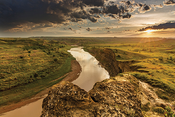 Photo courtesy Theodore Roosevelt Medora Foundation Little Missouri, Theodore Roosevelt National Park