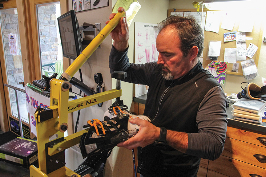 Photo by Drew Pogge Grizzly Outfitters, Boot Fitting, Bozeman