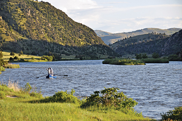 Photo by Gwen Morgan Fly Fishing Lower Madison River, Montana