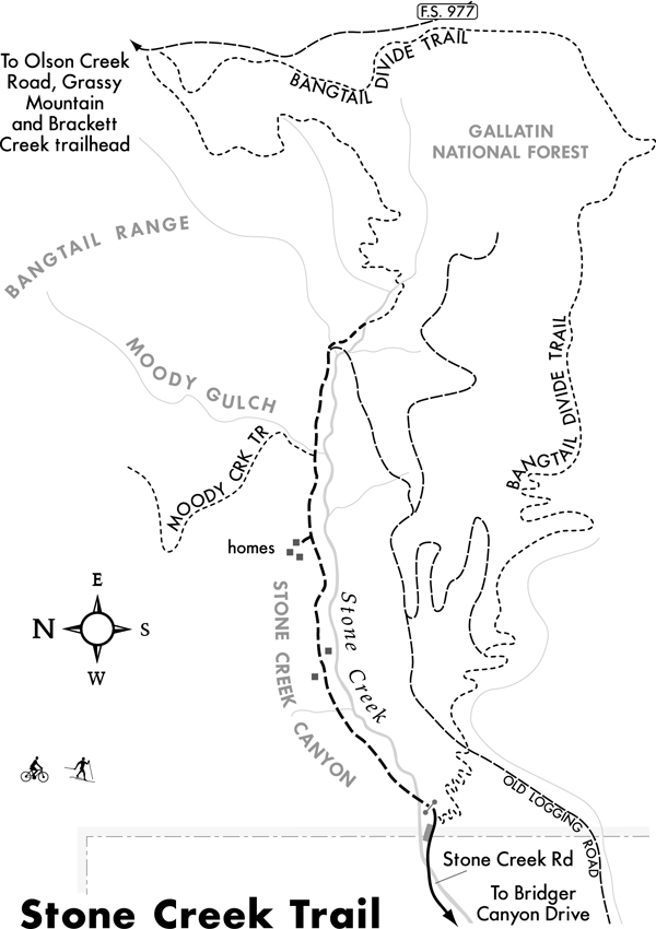 Map courtesy Robert Stone stone creek, robert stone, map, hike