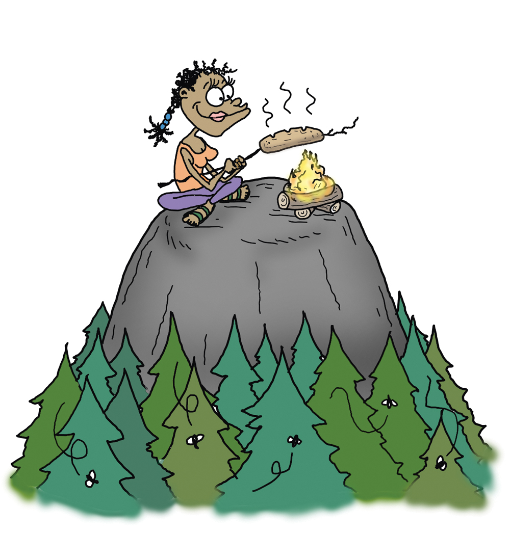 Illustration by Blaise Arsenault mosquito, safety, flora, fauna