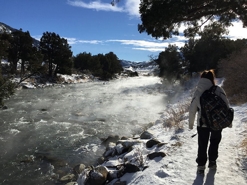 Outside Bozeman Boiling River