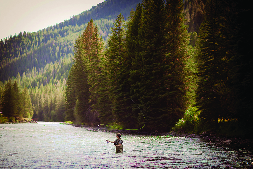 photo by Kene Sperry fishing gallatin river