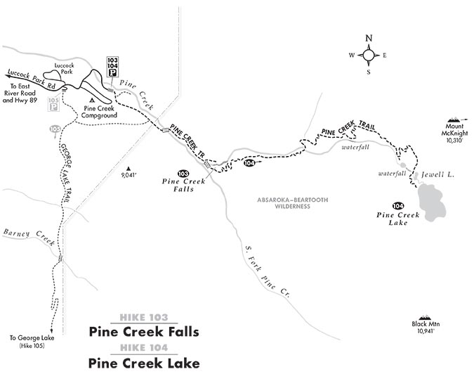 Robert Stone's Pine Creek Map Robert Stone's Pine Creek Map