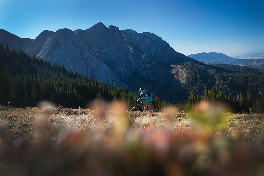 Photo by Ryan Krueger biking mountain biking outside bozeman