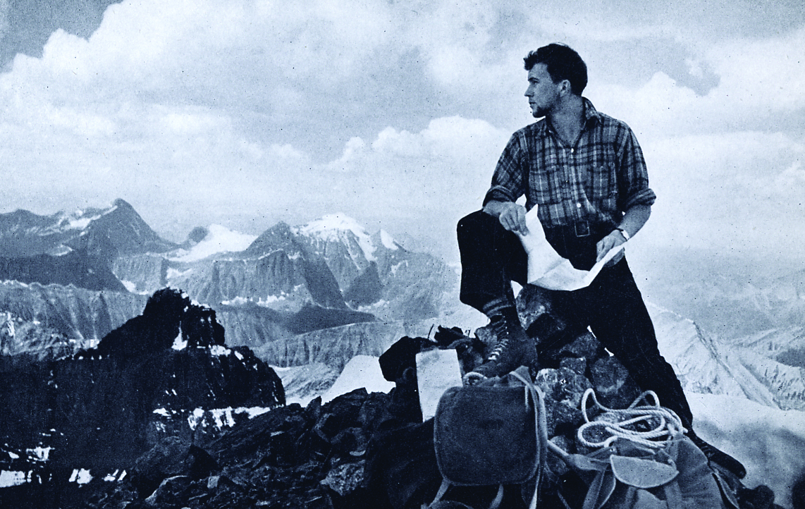 Photo by Frank Smythe mountaineering, hilgard peak outside bozeman