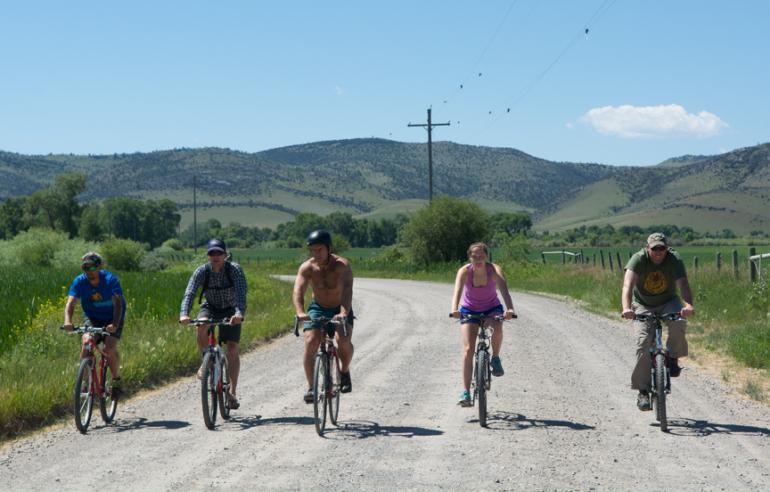 photo by Corey Hockett biking, multisport, three forks, jefferson