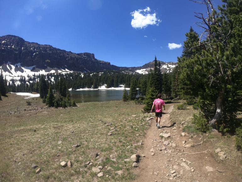 photo by Adam Brown hiking, emerald lake, hyalite, trails