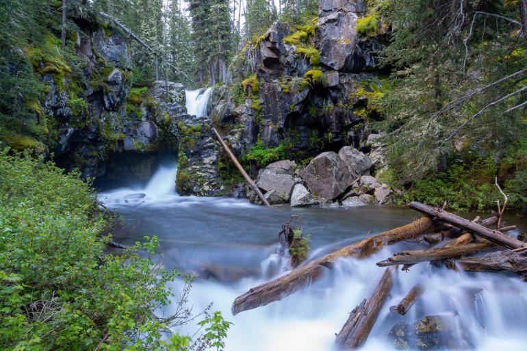 photo by Ian Roderer Arch Falls, Hyalite Creek, hiking, trail running