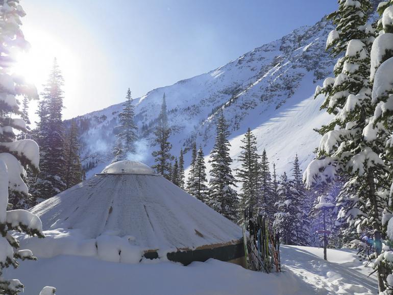 photo courtesy Bell Lake Yurt bell lake yurt, tobacco roots