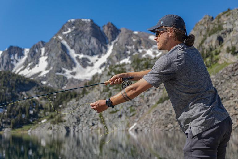 spring multisport fishing and skiing