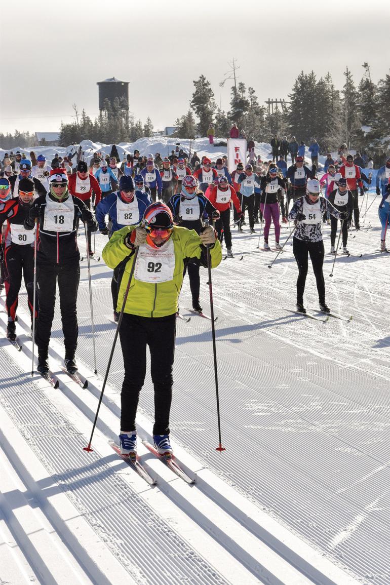 West Yellowstone Rendezvous classic cross-country skiing race