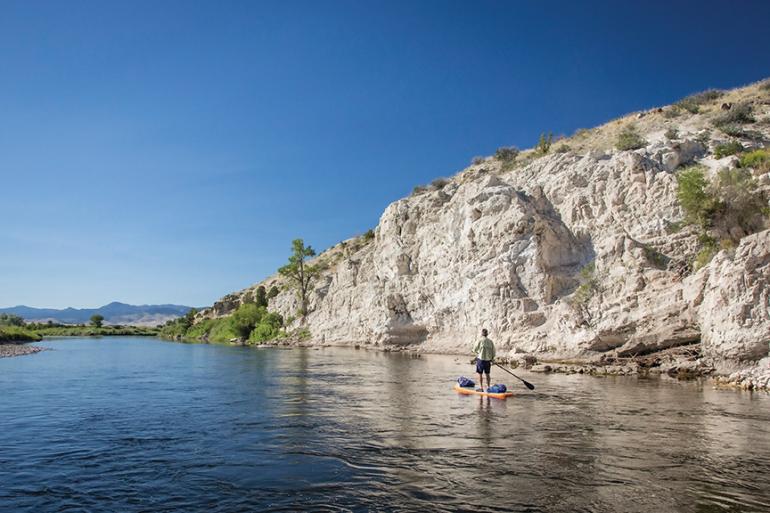 Jefferson River, Paddleboaring Montana, SUP Montana
