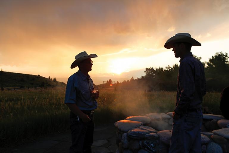 Photo by Charla Thompson CB Cattle Ranch, Madison Valley