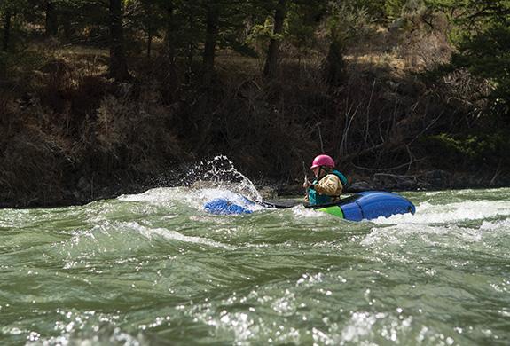 Photo by Corey Hockett Packrafting, Montana, Madison River