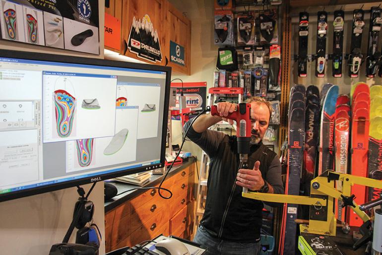 Photo by Drew Pogge Grizzly Outfitters, Boot Fitting