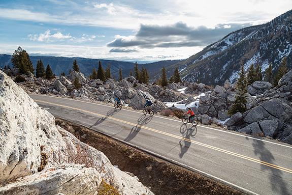 Photo by Jacob W. Frank Biking, Yellowstone National Park, West Yellowstone