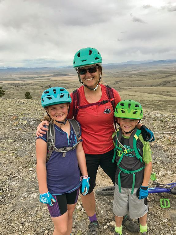 Following in Mom's pedal strokes