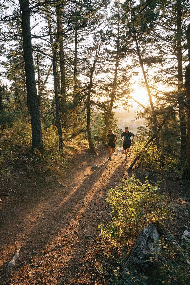 photo by Andy Woodward running training partners Montana