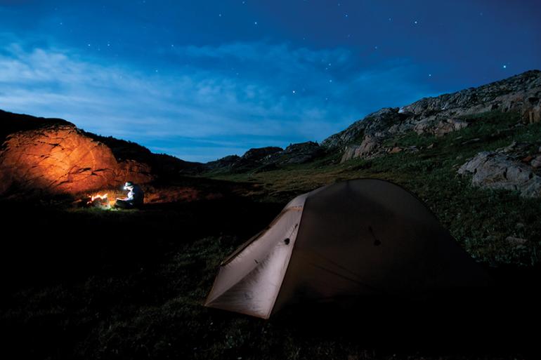 Photo by Zach Clothier camping in Montana, tents, wilderness, igniting the passion