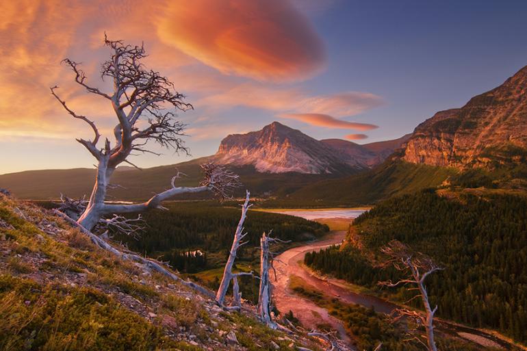 Photo by Zack Clothier Glacier Sunrise