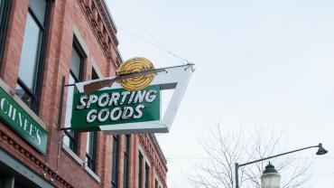 Sporting goods downtown schees