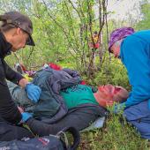 Photo by Lena Conlan Medical treatment wilderness first aid safety