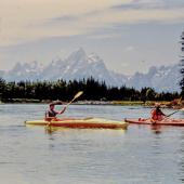 Kayaking in Tetons