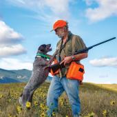 Photo by Don and Lori Thomas Hunting dog and man