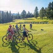 photo by Jamie Rankin Mountain biking at Crosscut