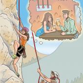 Illustration by Phil Juliano Dating in Bros-man