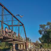 photo by Teddy Banker Jumping off at Williams Bridge