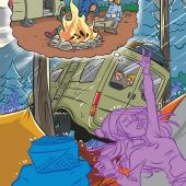 illustration by Phil Juliano van life, dream vs. reality,
