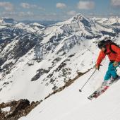 Gallatin Peak, Spanish Peaks, Ski Mountaineering