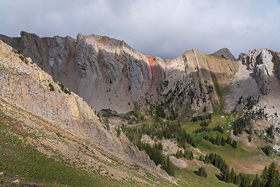 Photo by Axel Peterson Frazier Basin, Bridger Mountains, Geology