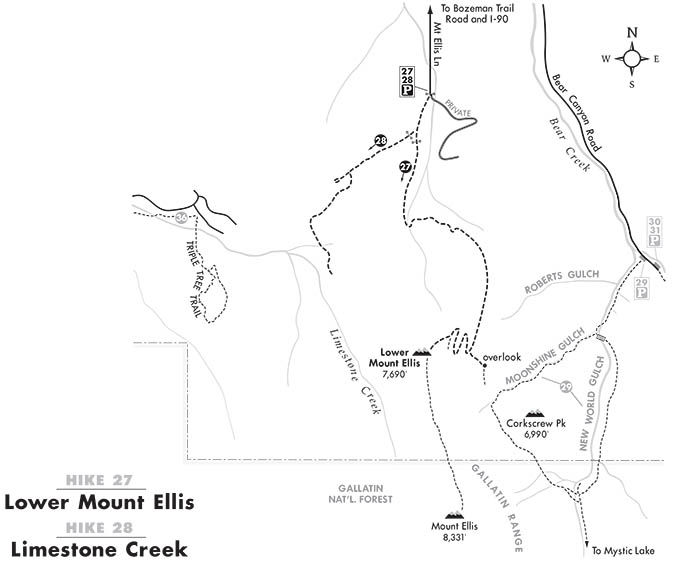 Robert Stone's Lower Mt. Ellis Map Robert Stone's Lower Mt. Ellis Map