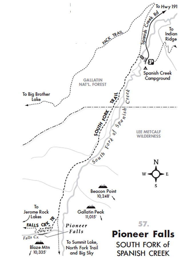 Robert Stone's Pioneer Falls Map Robert Stone's Pioneer Falls Map