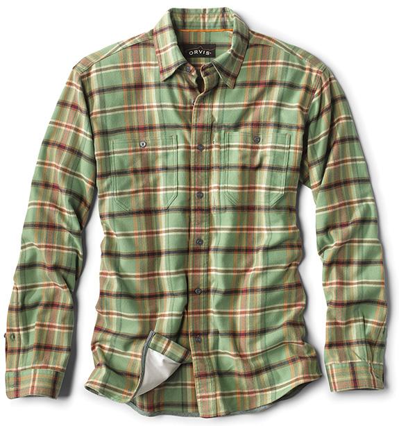 Orvis, shirt, button-up, flannel