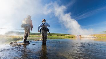 Fishing in Yellowstone, Yellowstone National Park, Firehole River