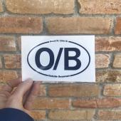 OB euro sticker